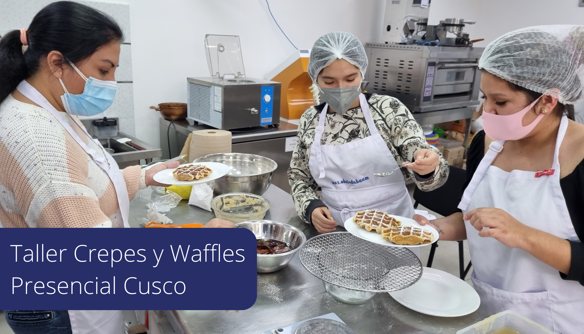 Perú: Curso de elaboración de crepes y waffles en Cusco. Presencial.