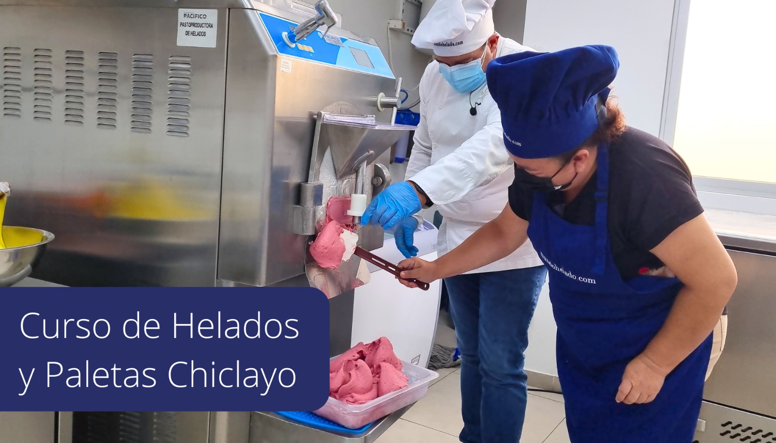 Perú: Taller de Helado Artesanal y Paletas, en Chiclayo. Presencial